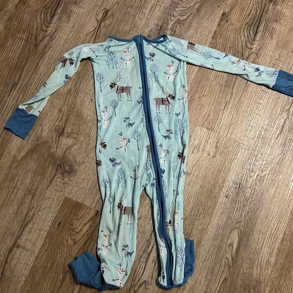 Little sleepies frozen zippy 3t